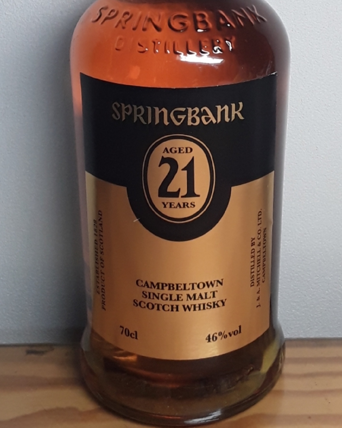 Springbank 21 years, 46%