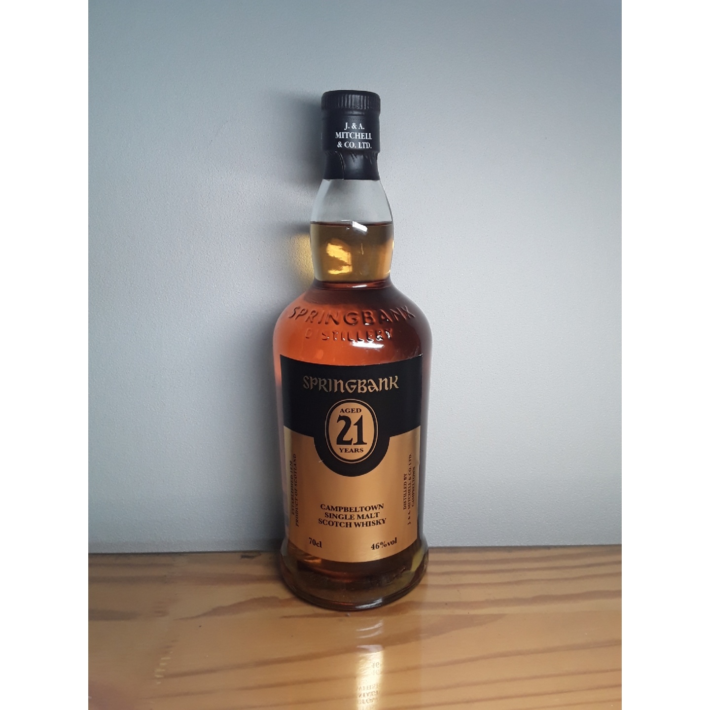 Springbank 21 years, 46%