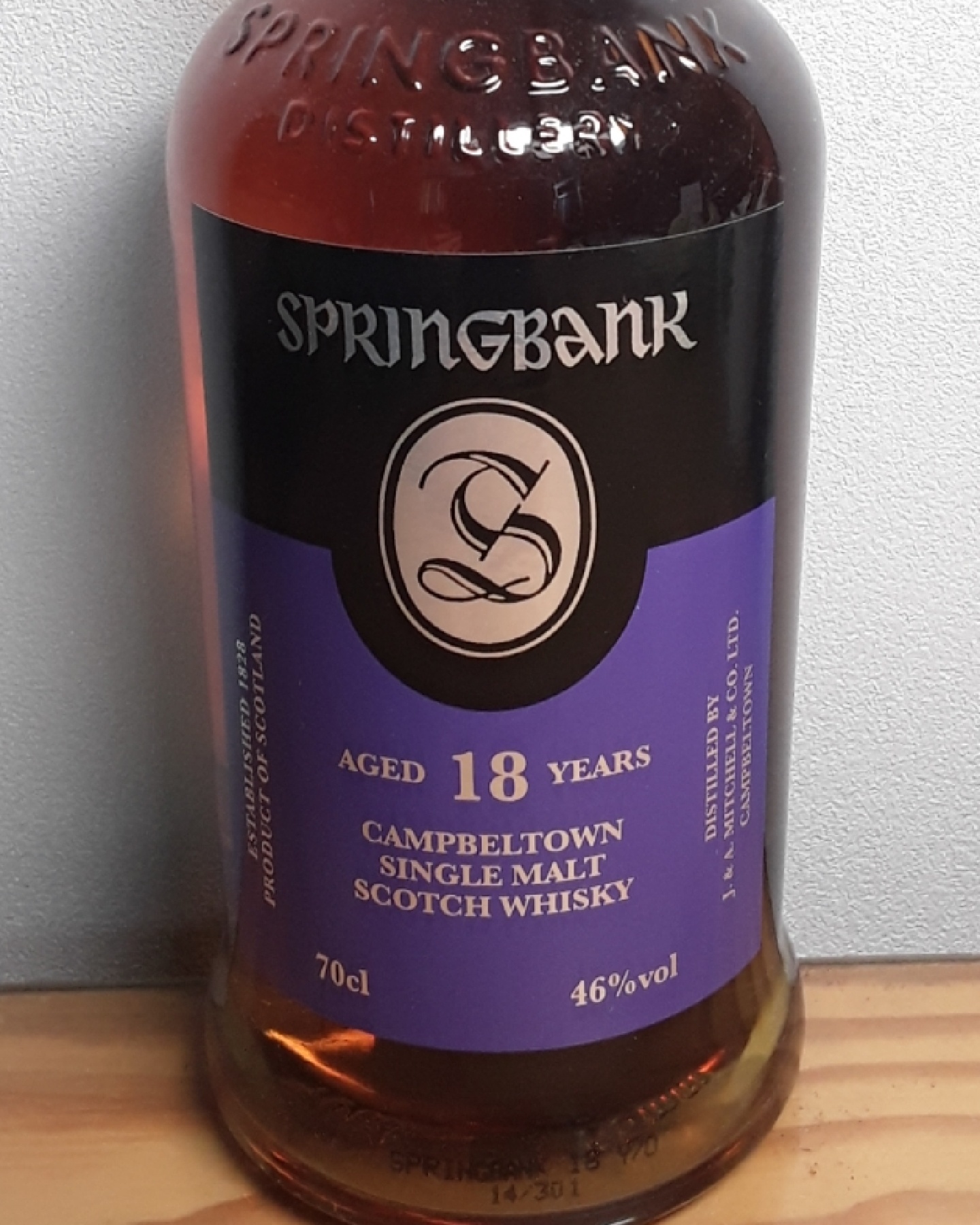 Springbank 18 years, 46%