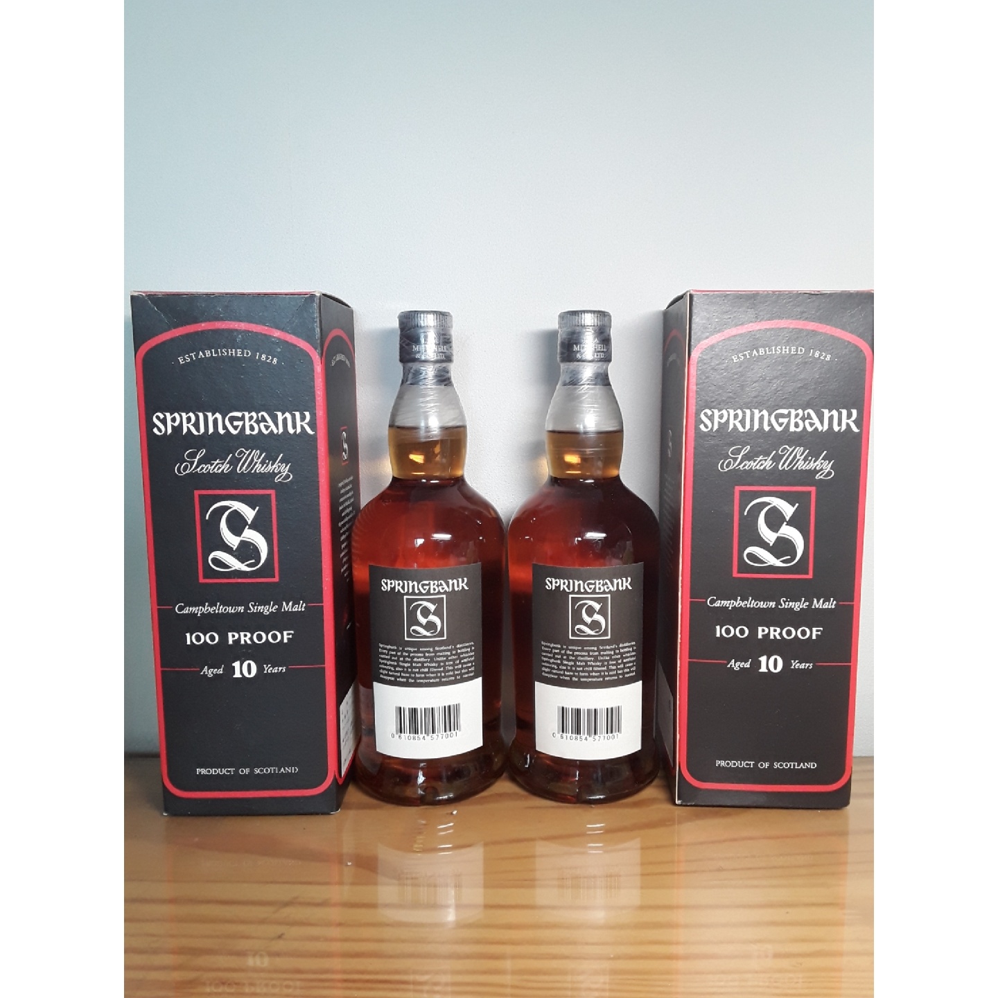 Springbank 10 years 100 proof, 57%