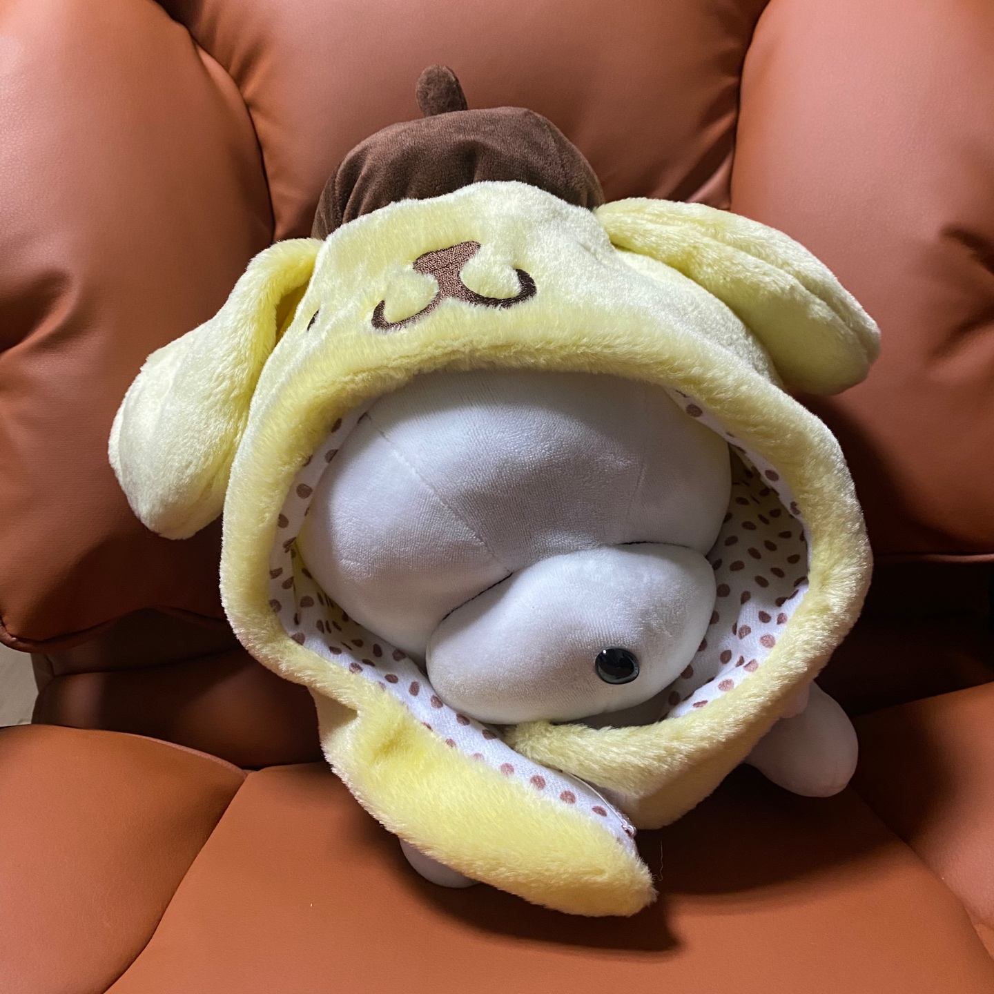 폼폼푸린 털모자
