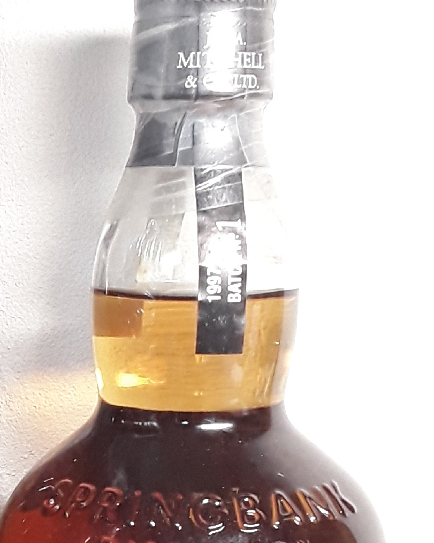 Springbank vintage 1997, batch no.1, 55.2%
