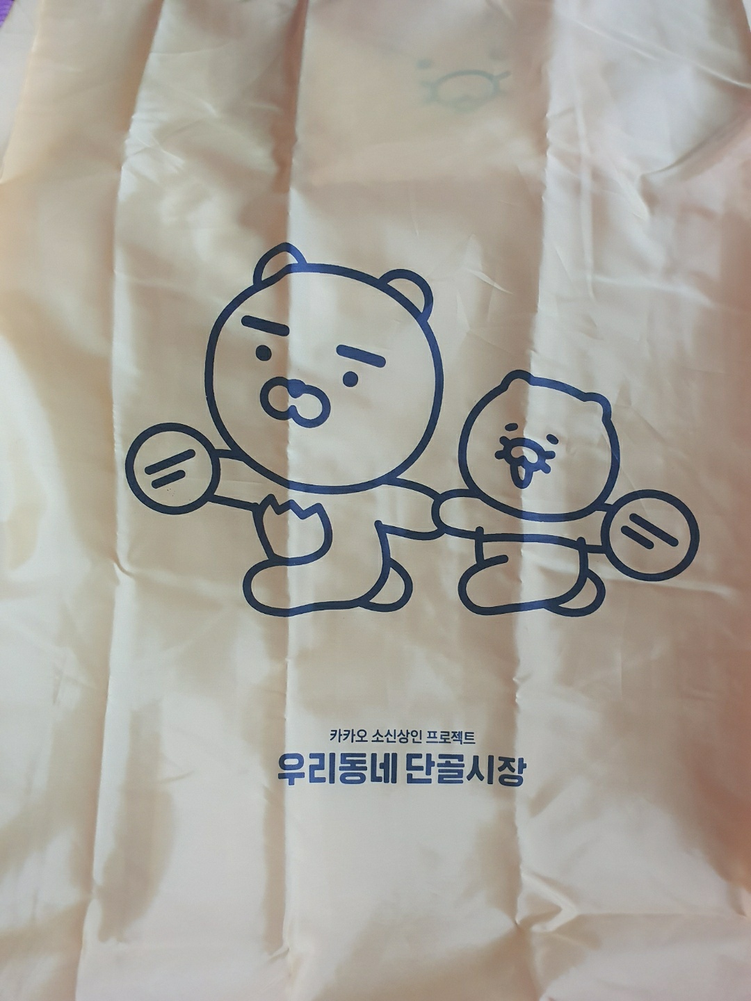 춘식이 시장가방