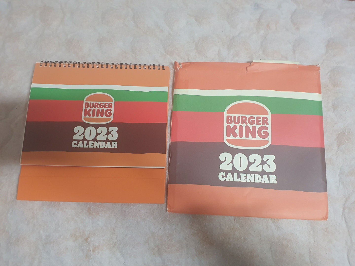 버거킹 2023 달력