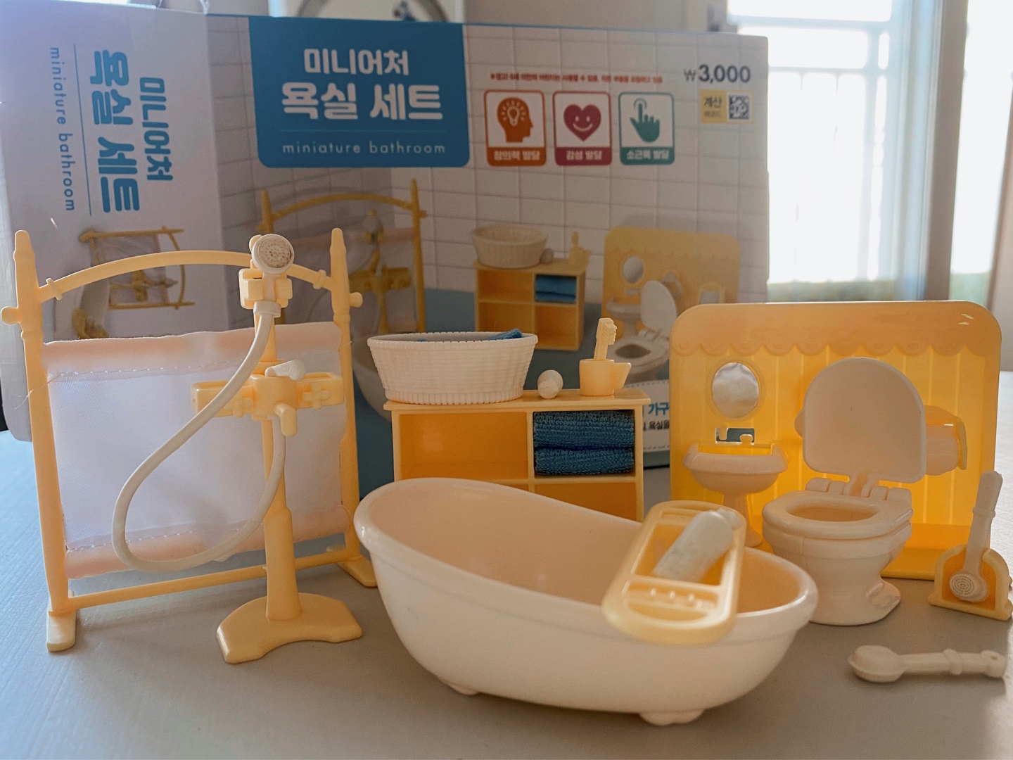 다이소 신상 미니어처 네 번째 욕실🛁