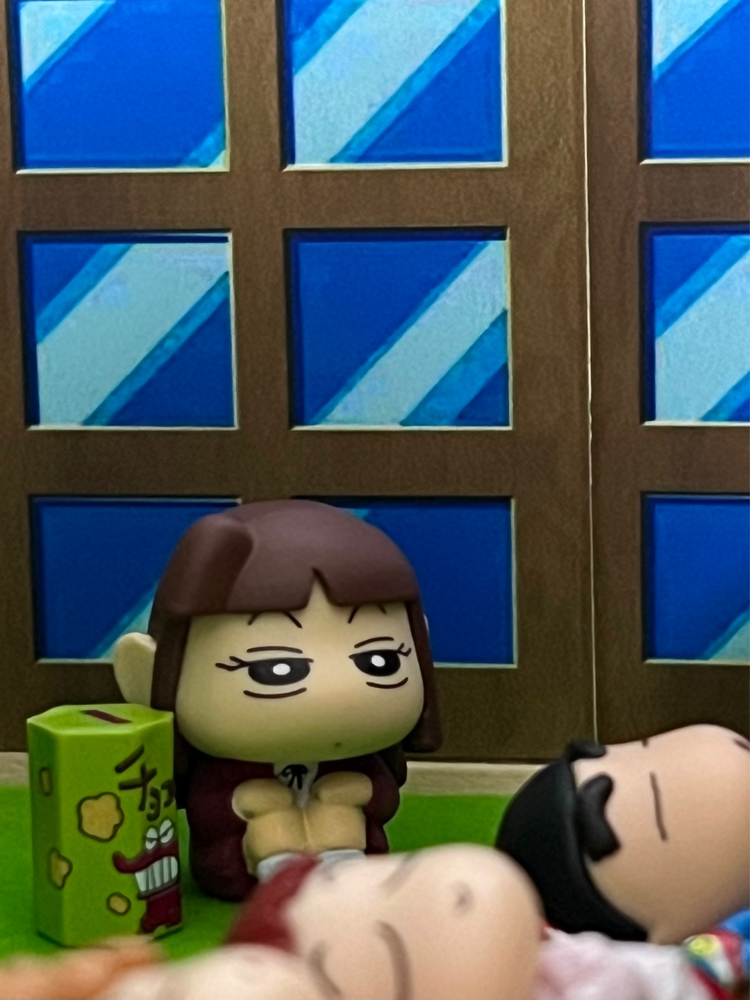 짱구는못말려 잘자요 피규어 기다림 피규어 수지,흑곰💤