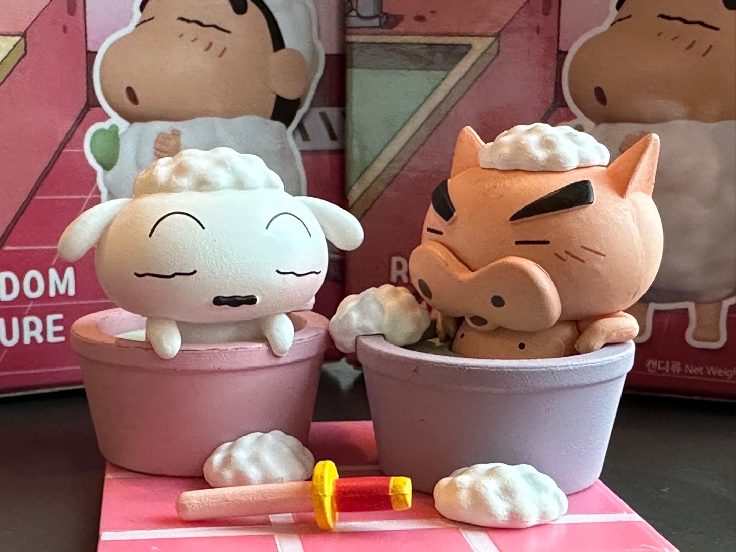 짱구 욕실 피규어