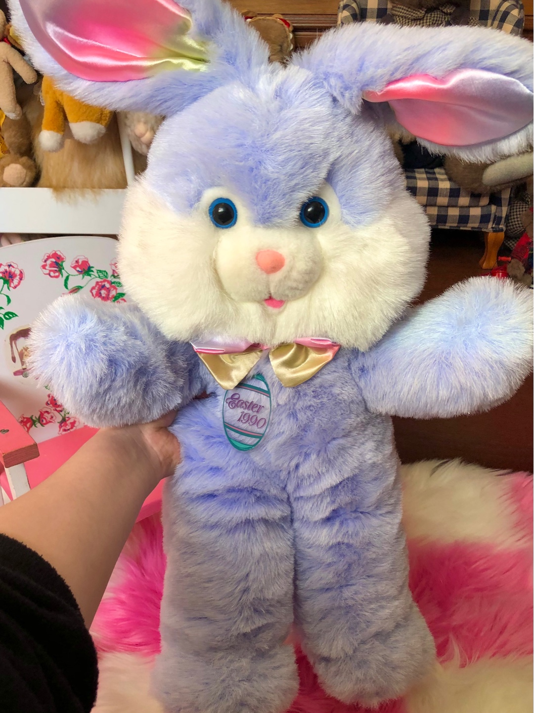 70cm 특대형 이스터버니
빅바니 페어리계 빈티지인형💖💜💖💜
1990 easter DanDee
