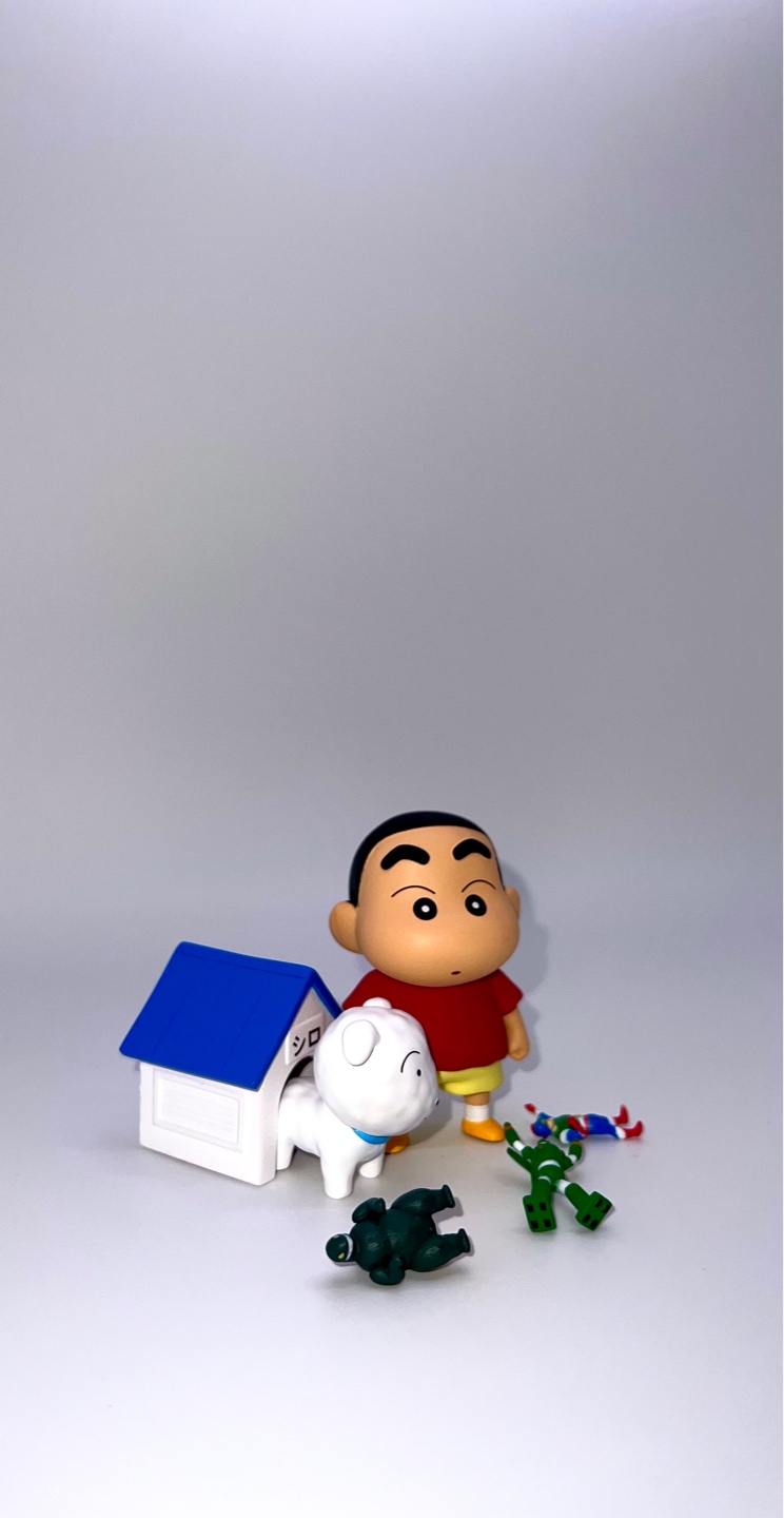 UDF 짱구&흰둥이 피규어