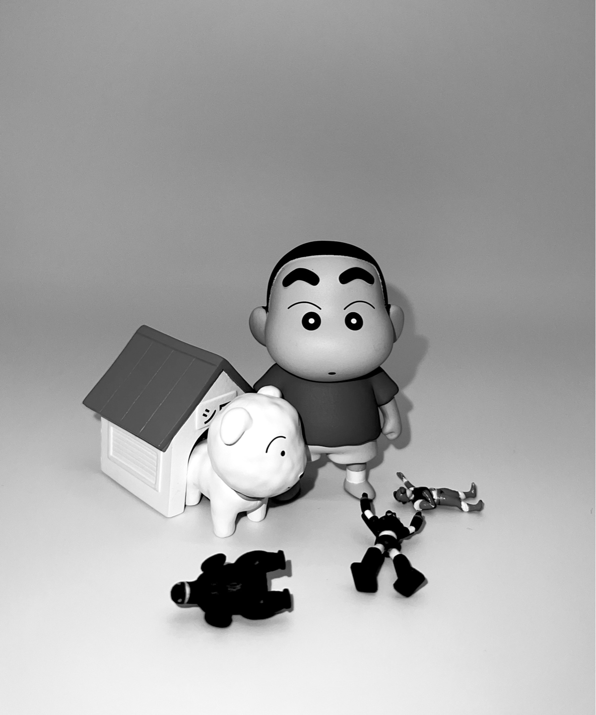 UDF 짱구&흰둥이 피규어