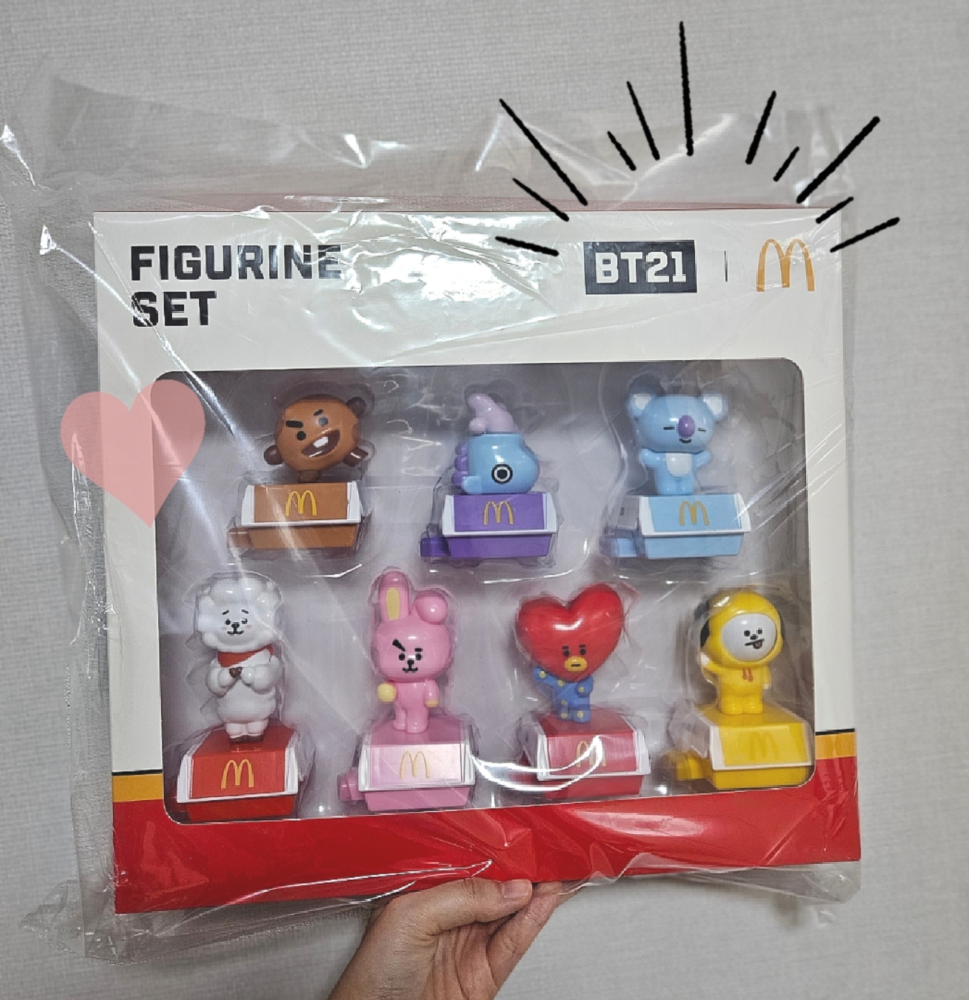 우당탕 맥날 BT21콜렉터 구매