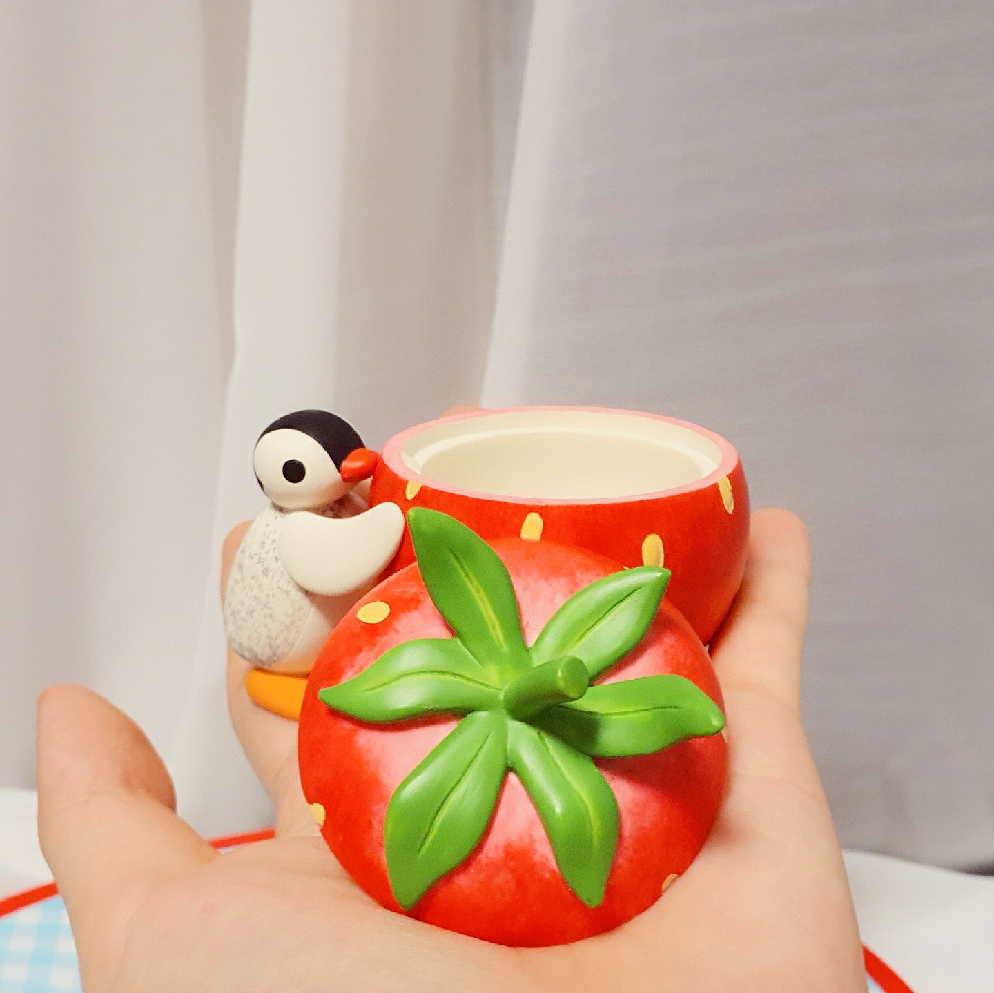 핑가 딸기 레진 소품함🍓