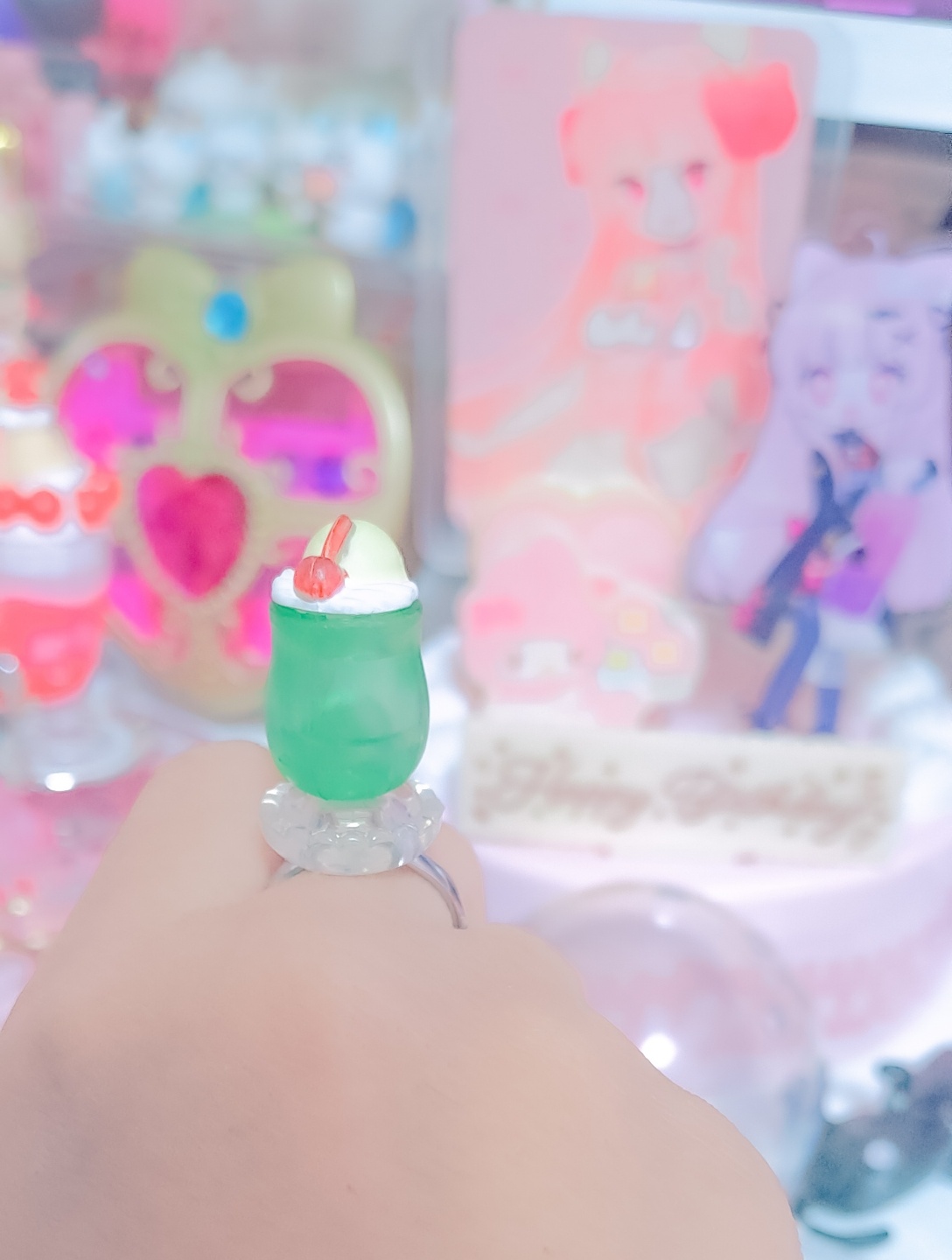 레트로 킷사 링코레 가챠 💚 크림 소다