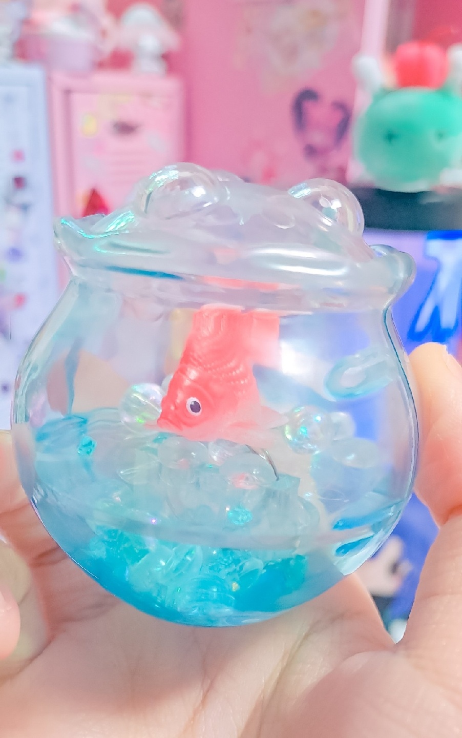 Ringcolle! 반다이 링코레 반지 유비와 금붕어 어항 가챠