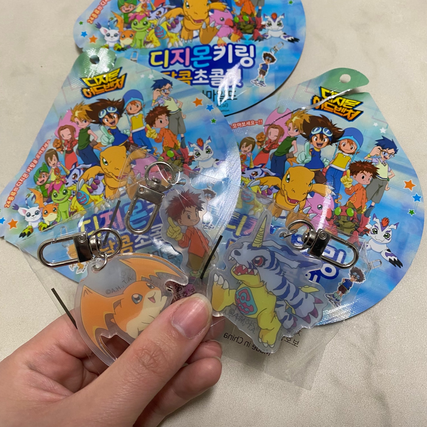 디지몬 어드벤처 키링
