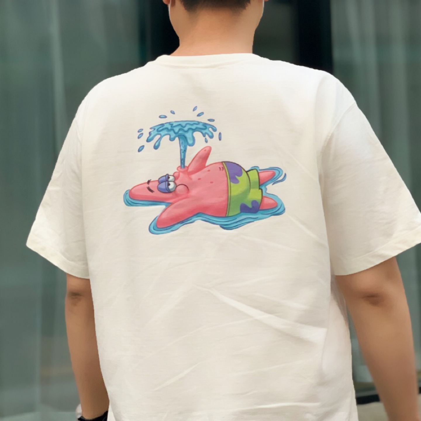 콜리 스폰지밥 뚱이 티셔츠