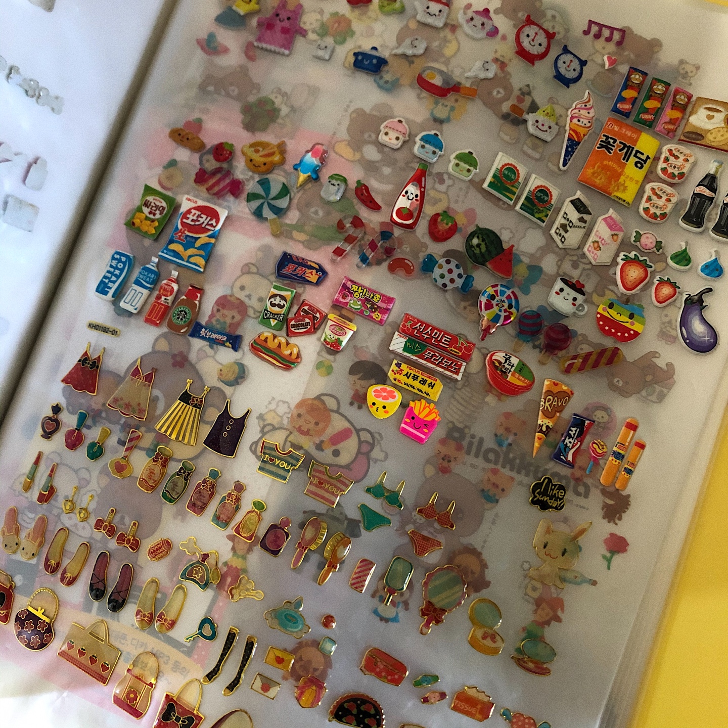 A4 file sticker
