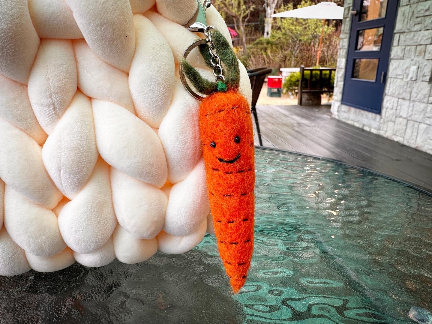 양모펠트 당근 키링 🐰🥕