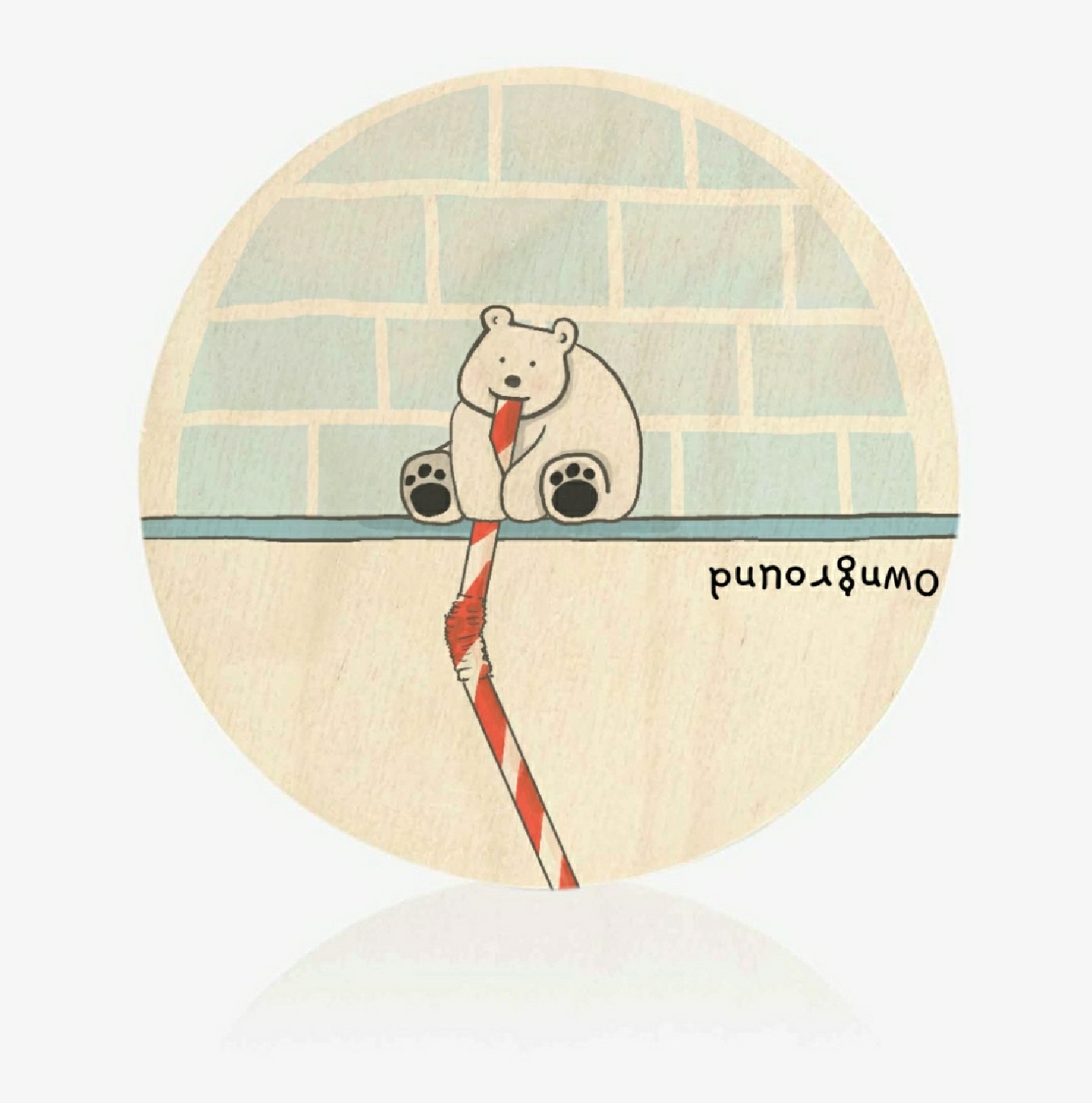 <Polar bear> glass