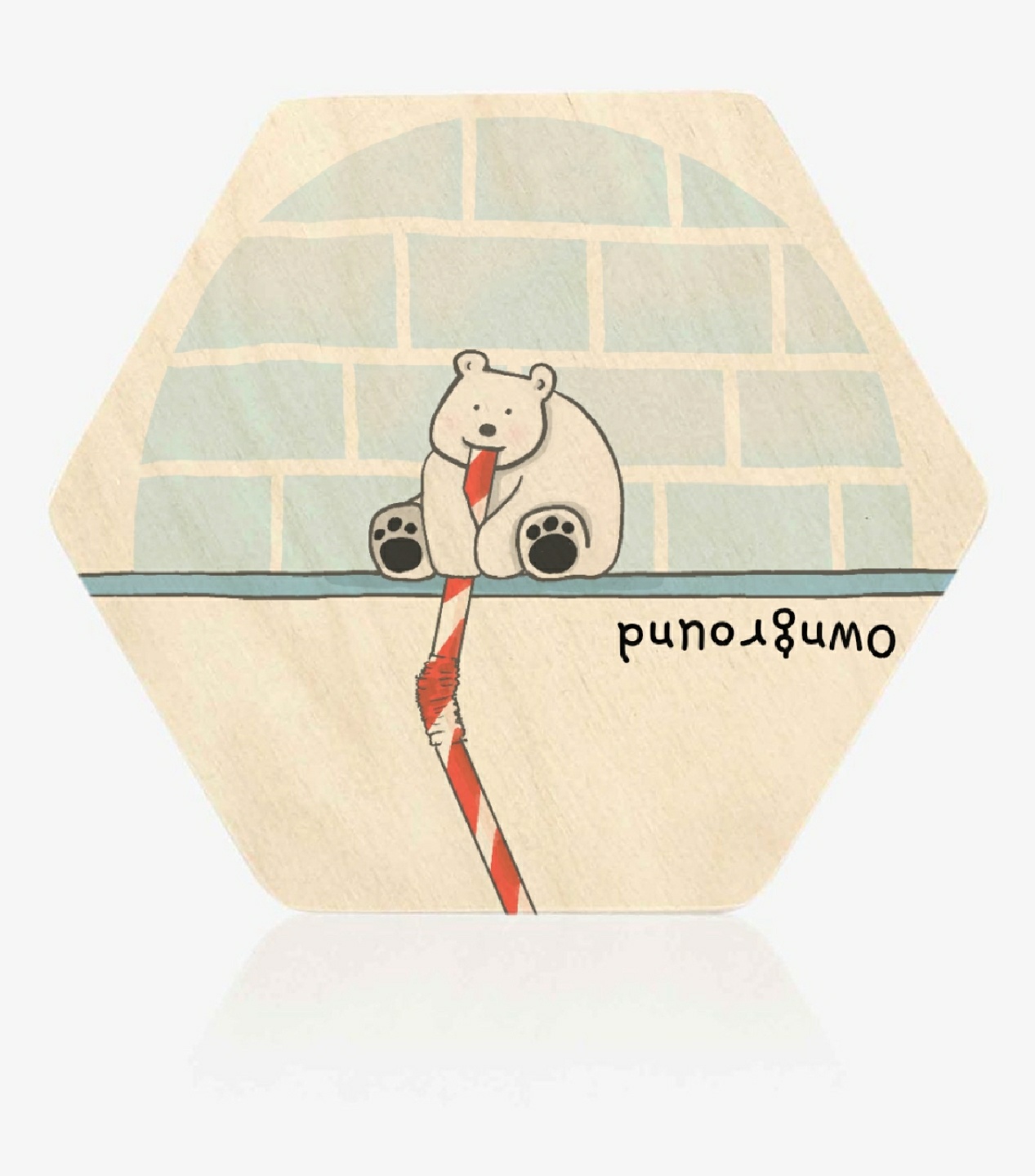 <Polar bear> glass