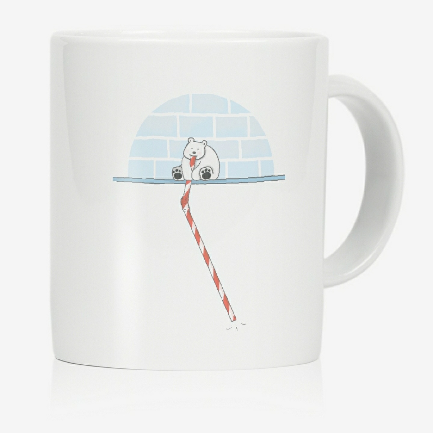 <Polar bear> glass