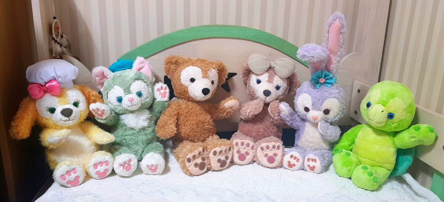 디즈니씨 더피프렌즈 S사이즈 봉제인형