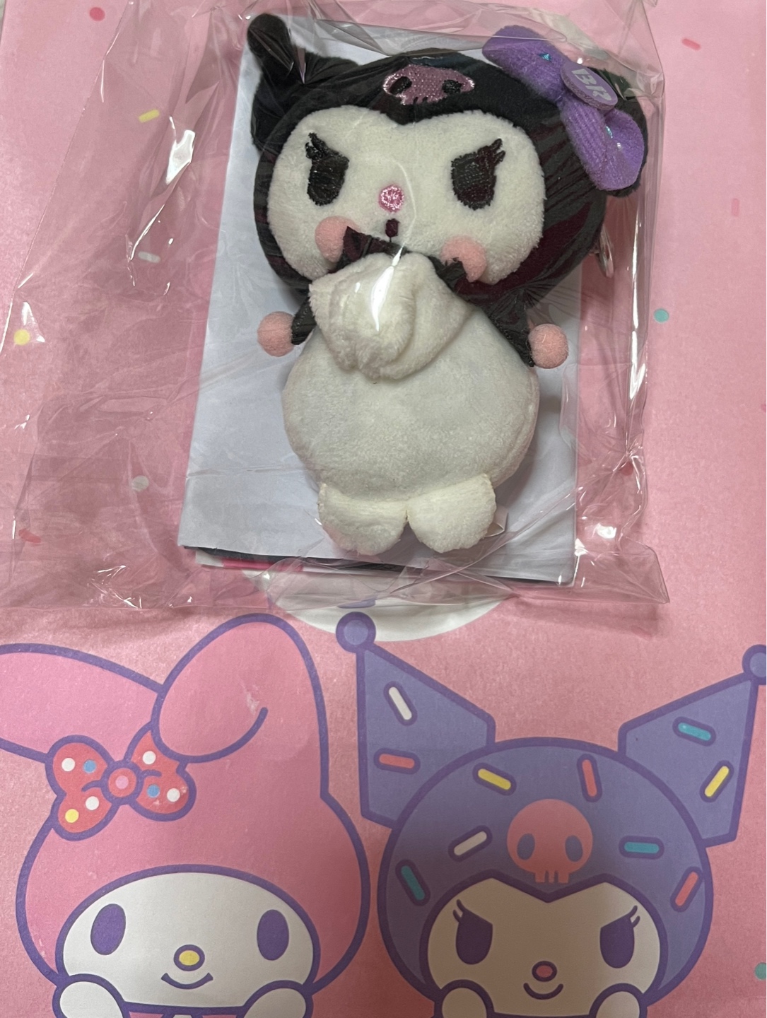 배라x쿠로미 인형 포토카드 홀더