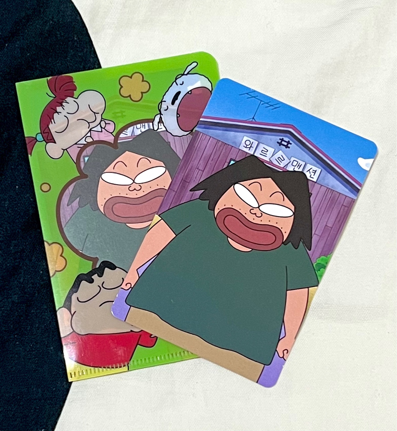 짱구 액션가면 포토카드💚