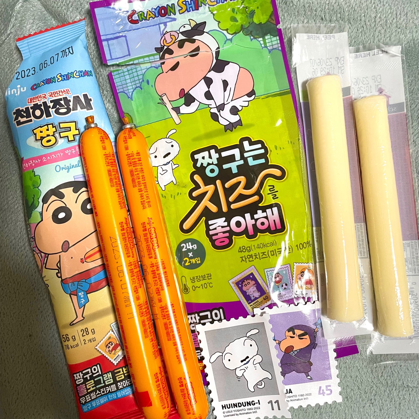 ⭐️씨유 짱구 치즈 & 소세지⭐️