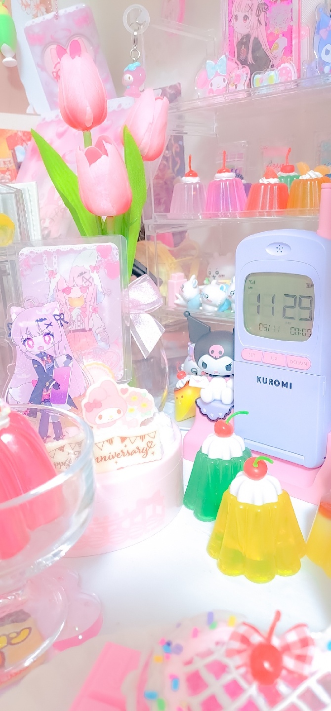 산리오 레트로 탁상 시계 🎀