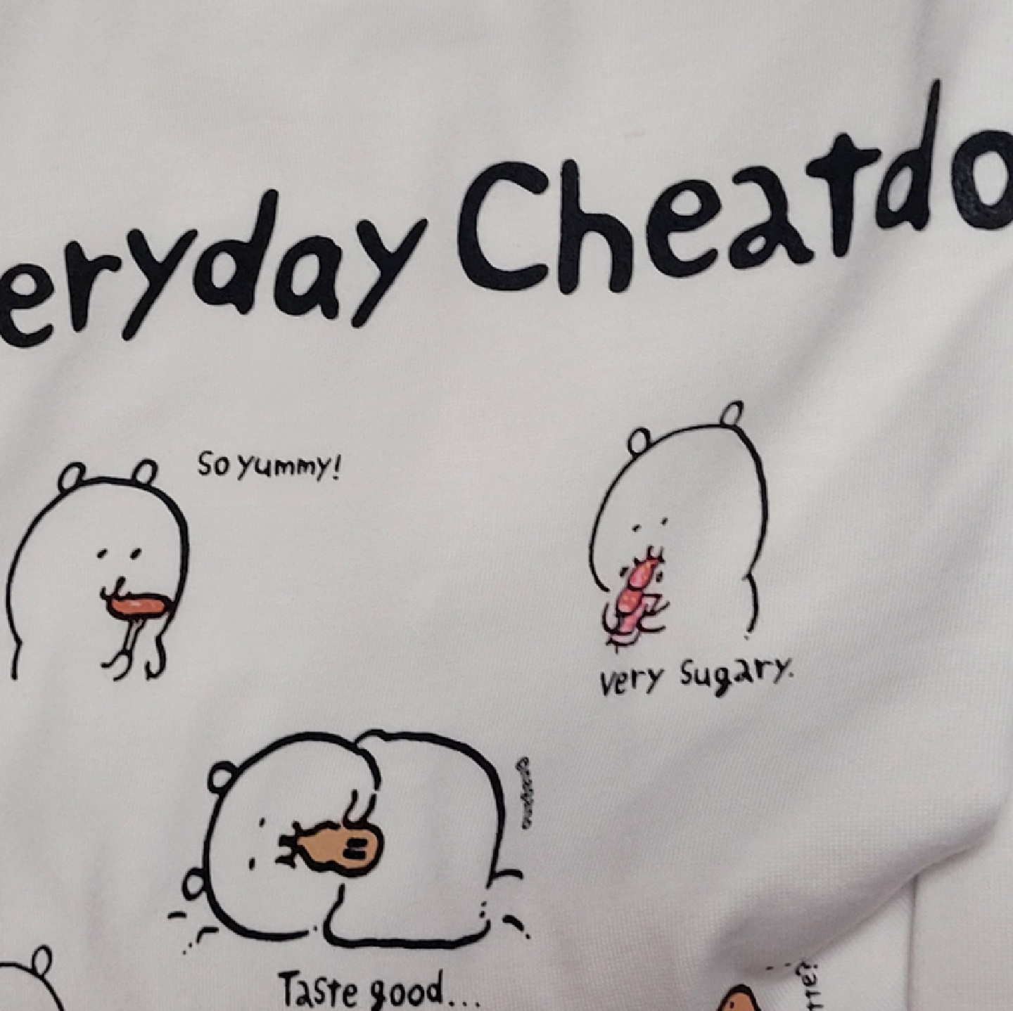 스파오 농담곰 티셔츠