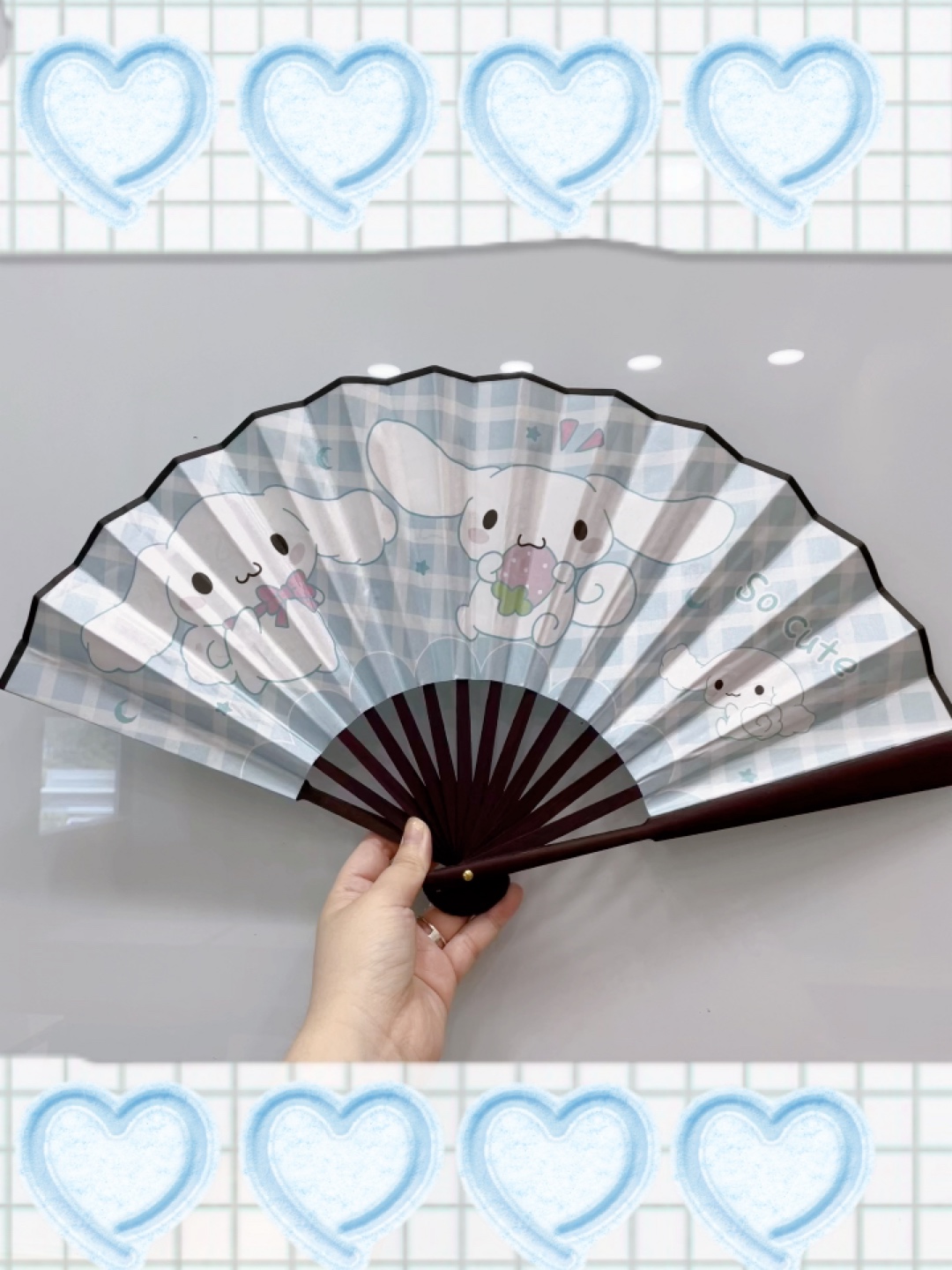 시나모롤 부채🪭