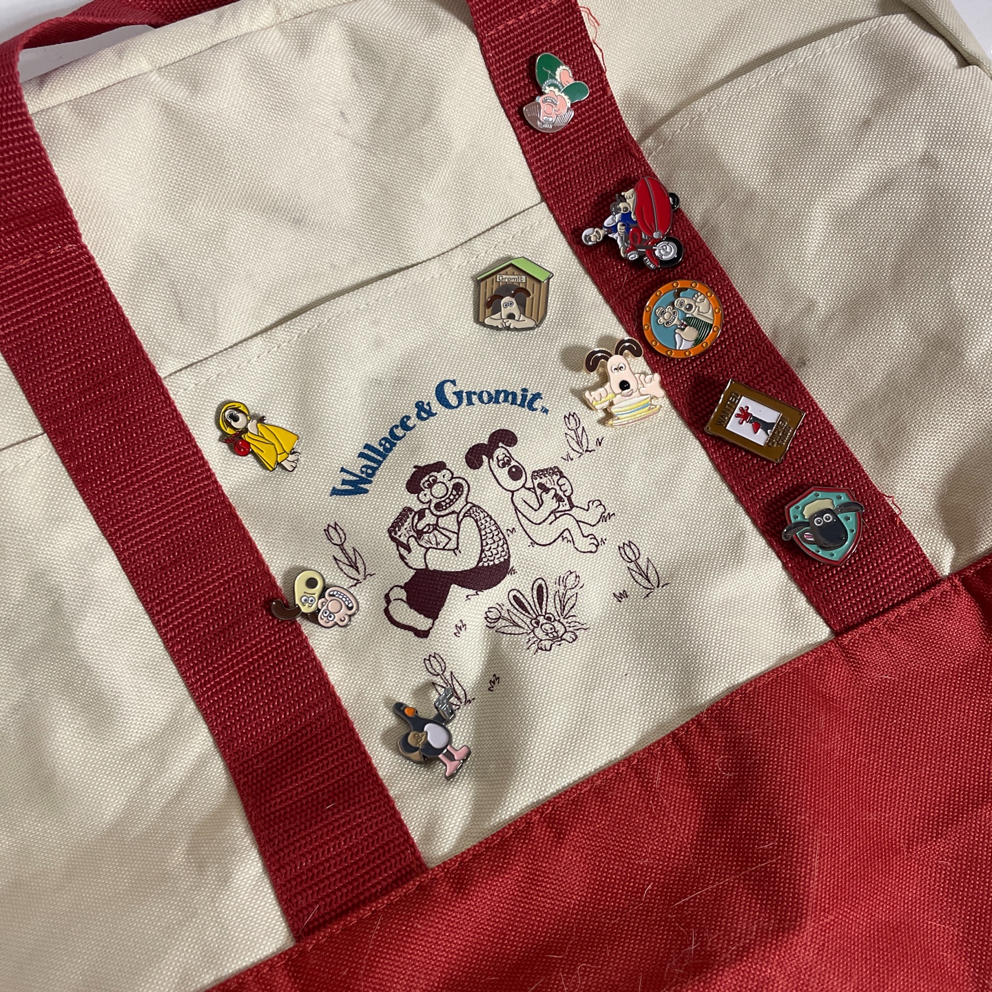 Wallace & Gromit
📌 pinbadge & bag 📌