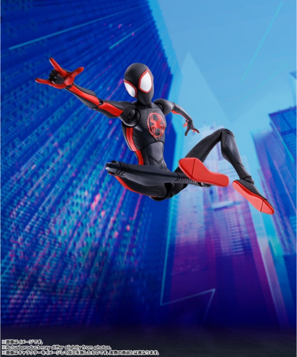 Shf 어크로스 더 스파이더 버스 
마일스 모랄레스 , 스파이더 그웬