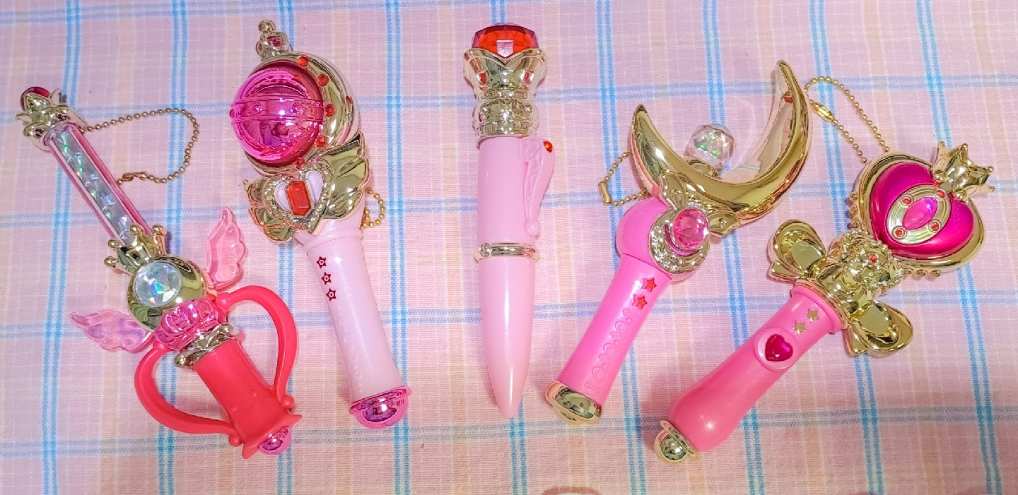 세일러문 미니어츄얼리 타블렛 🎀 세일러문 롯드 모음