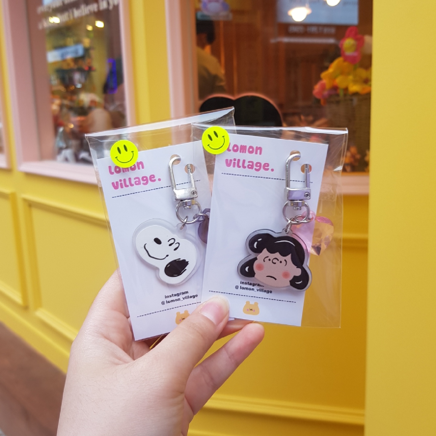 루시&스누피 키링💕