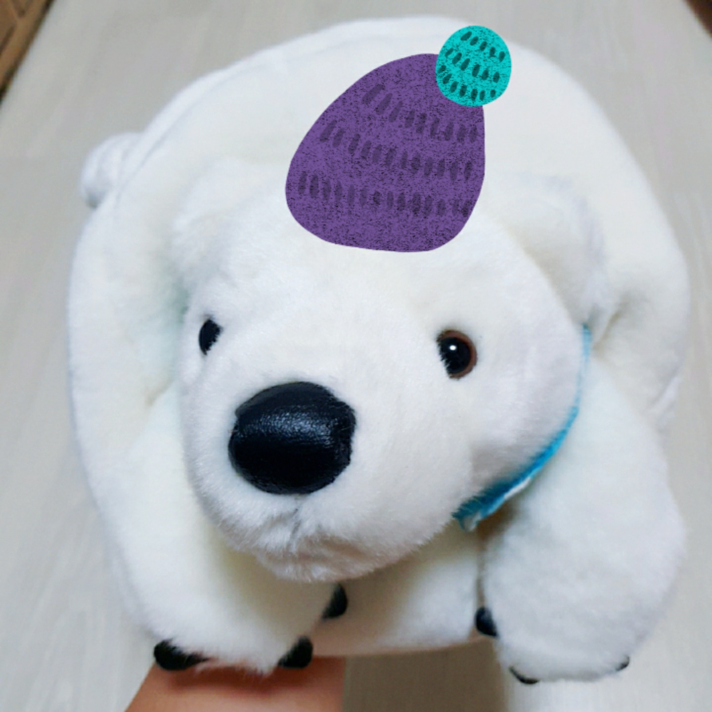 친구가 선물해준 북극곰 가방