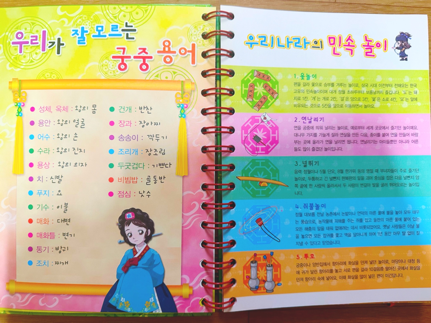 장금이의 꿈 🍳🥘캐릭터 다이어리북