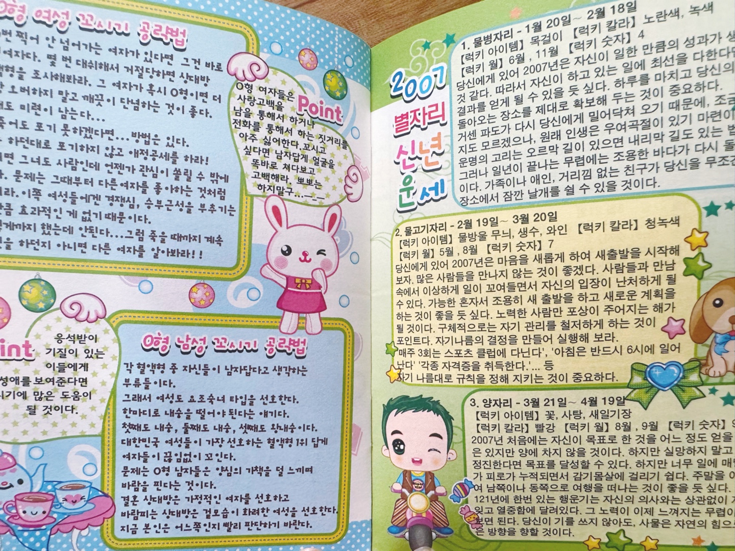 2007년 신년운세 심리테스트북 🏡🪭