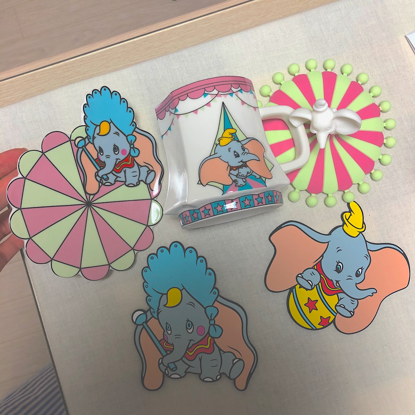 🐘덤보 컵 & 티 코스터🐘