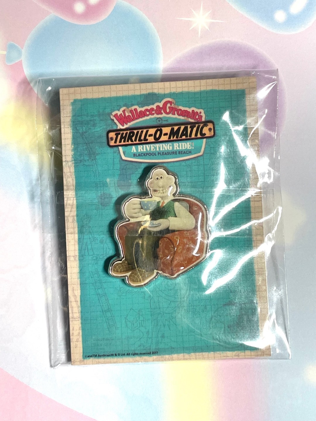 콜리 가챠 월레스와 그로밋 핀뱃지
