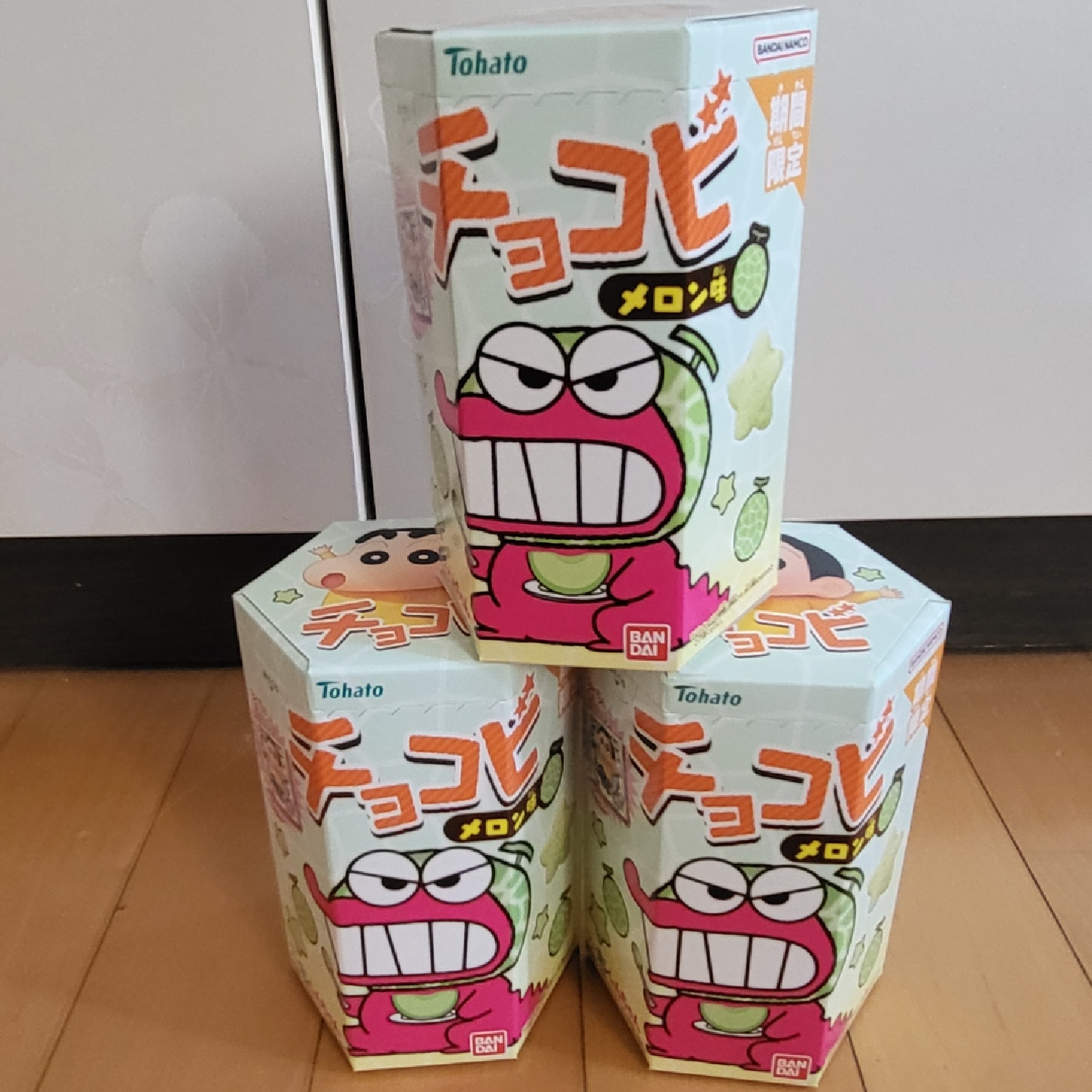 메론맛 초코비..!