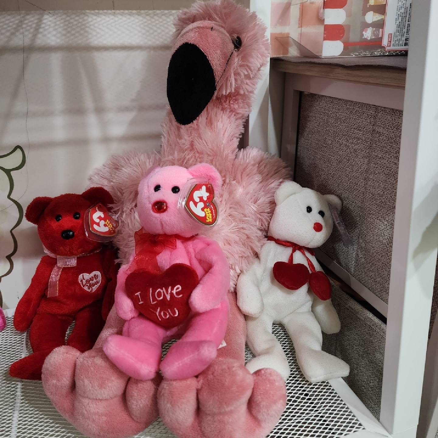 ty 베어와 빌드어베어 플라밍고