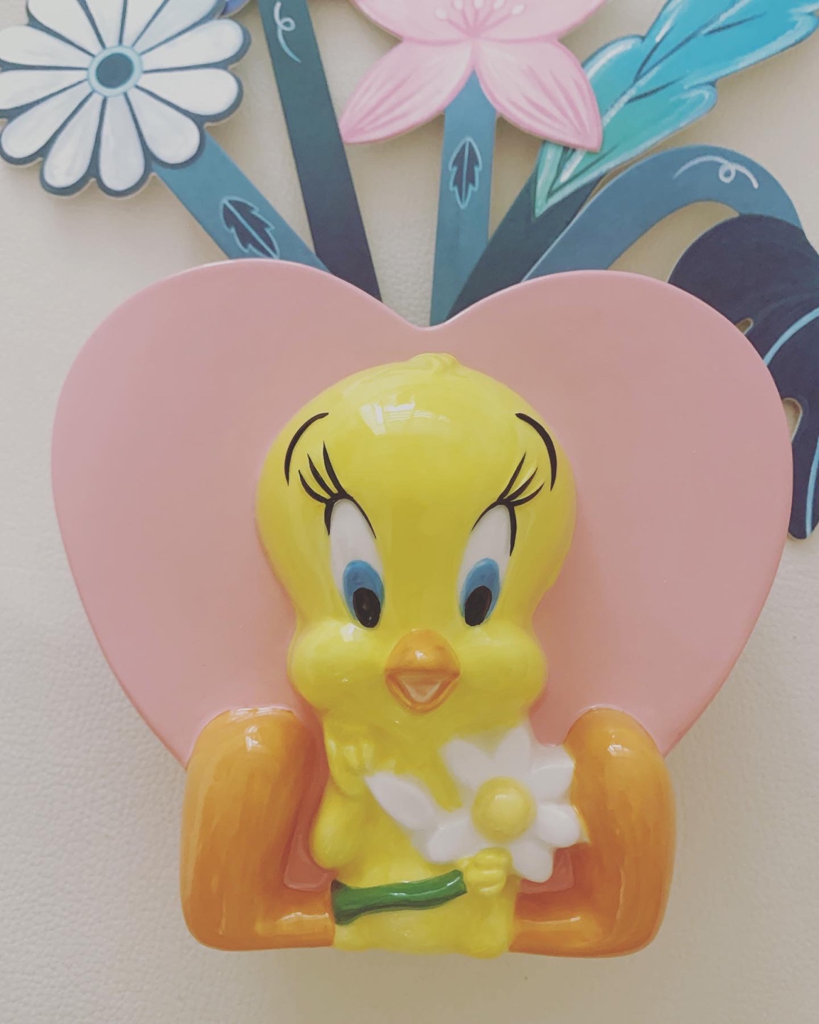 핑크 하트 트위티