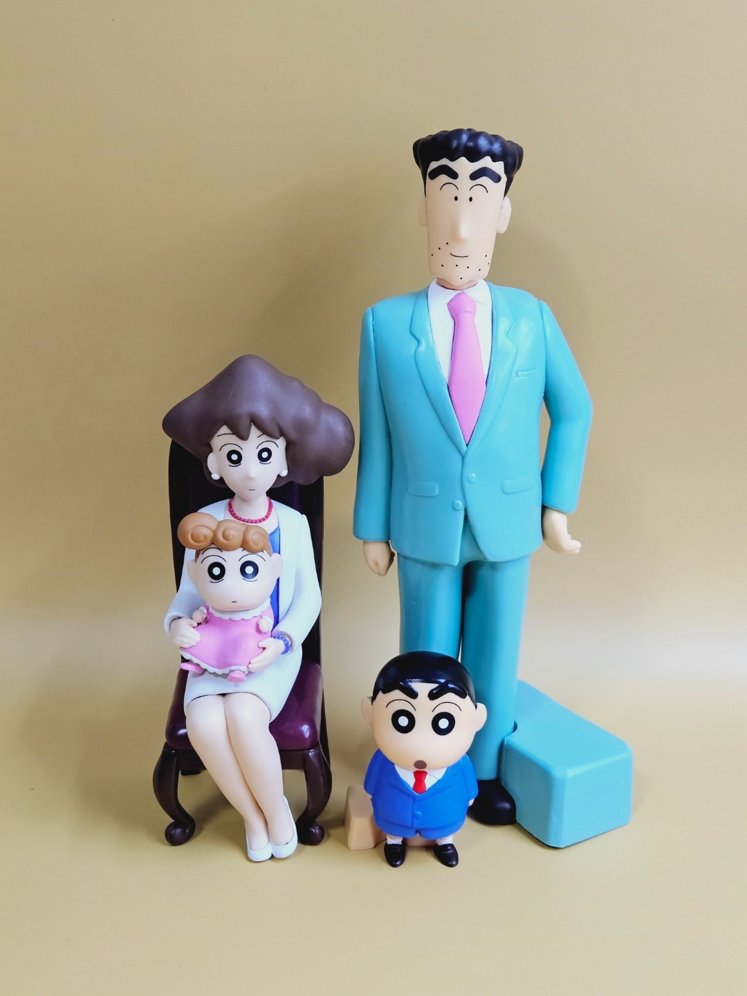 짱구 반프레스토 가족 피규어