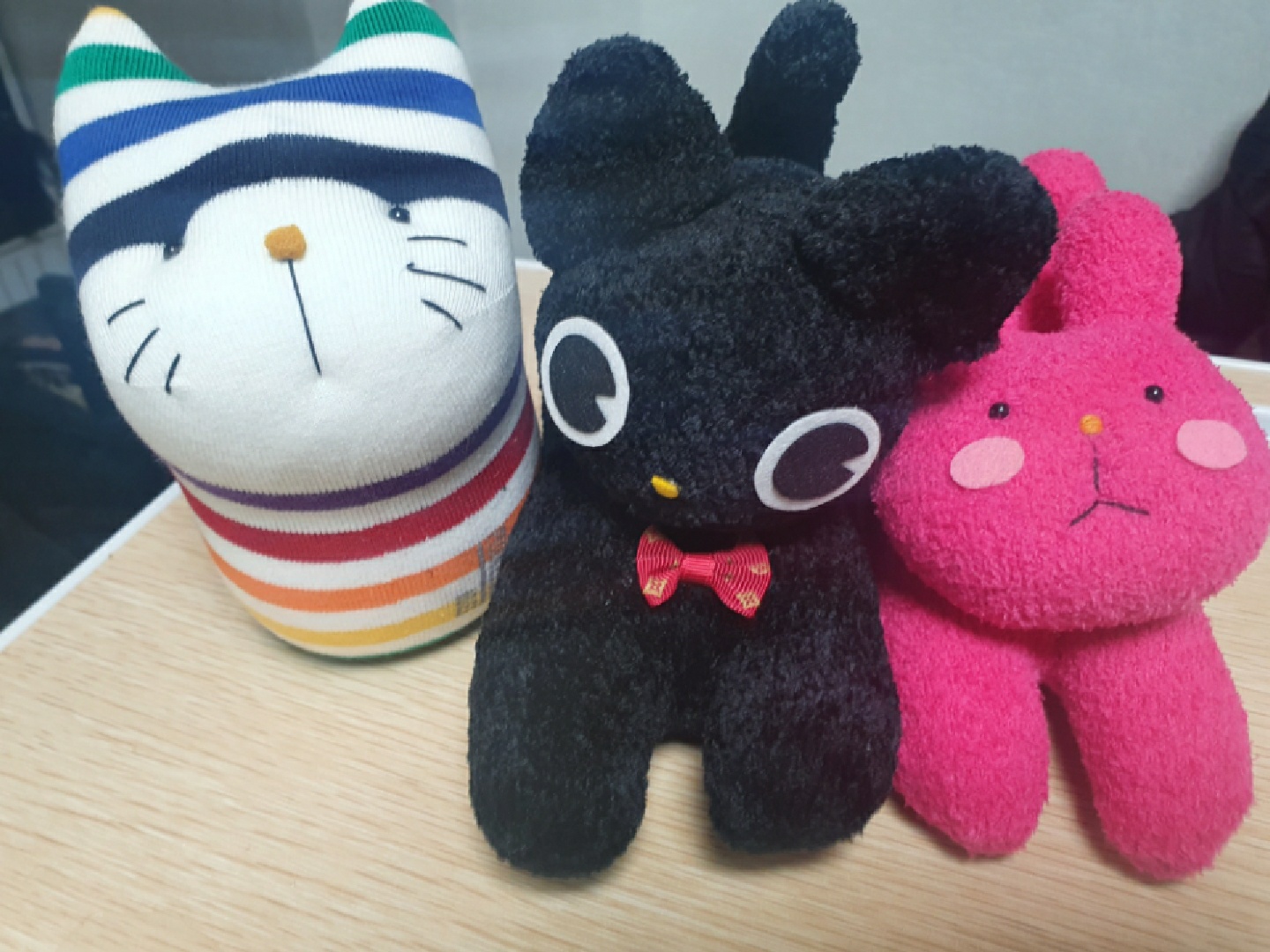 (택포)양말인형 3개 일괄 판매