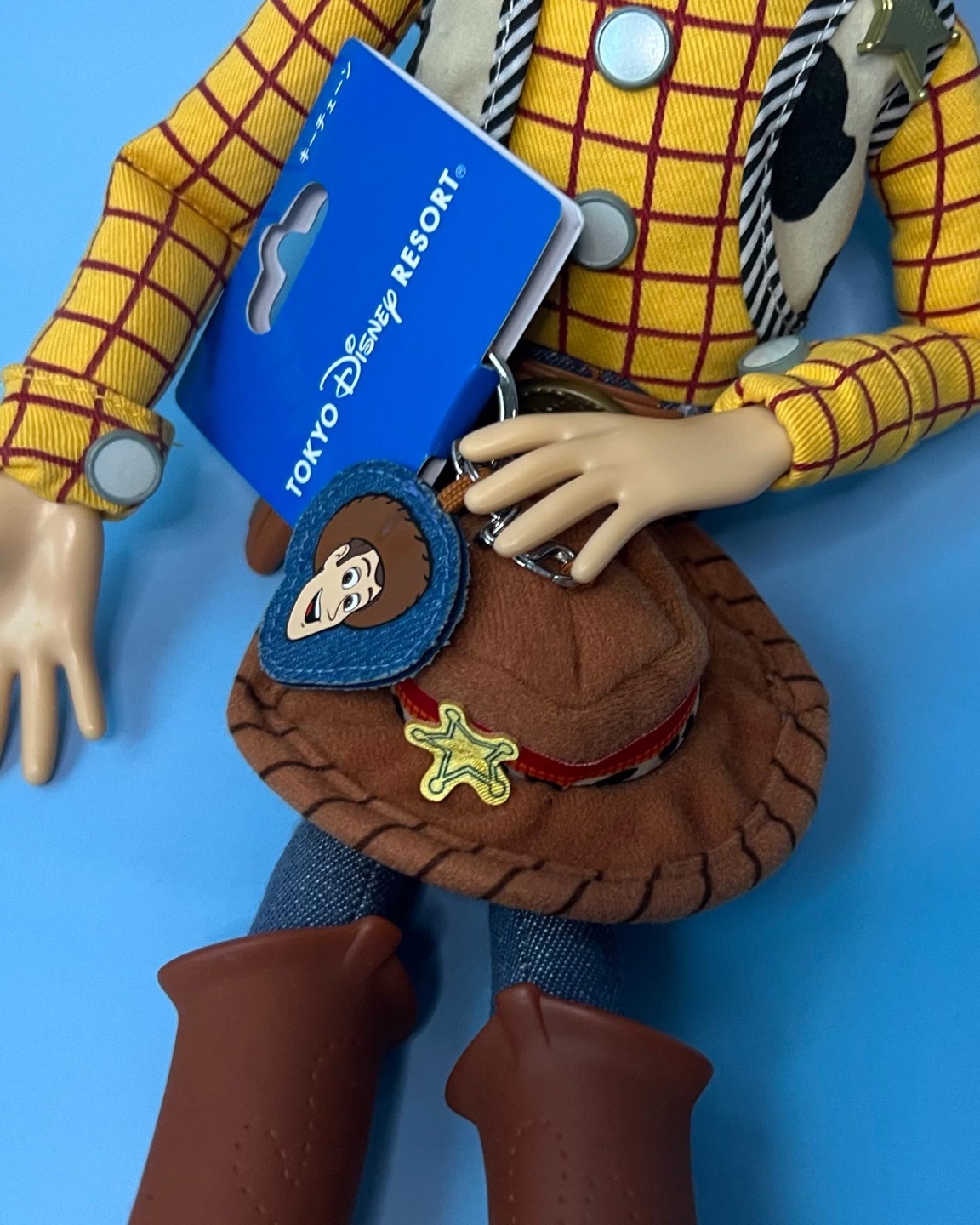 우디 카우보이 모자 키링🤎