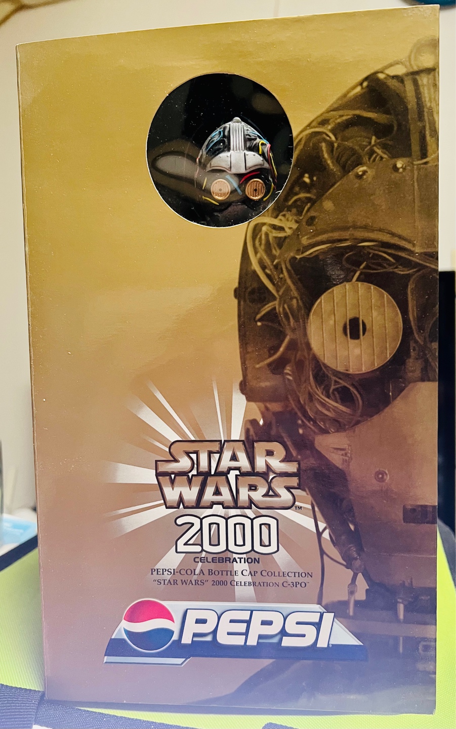 펩시 C-3PO 사운드 캡 부동 스타 워즈