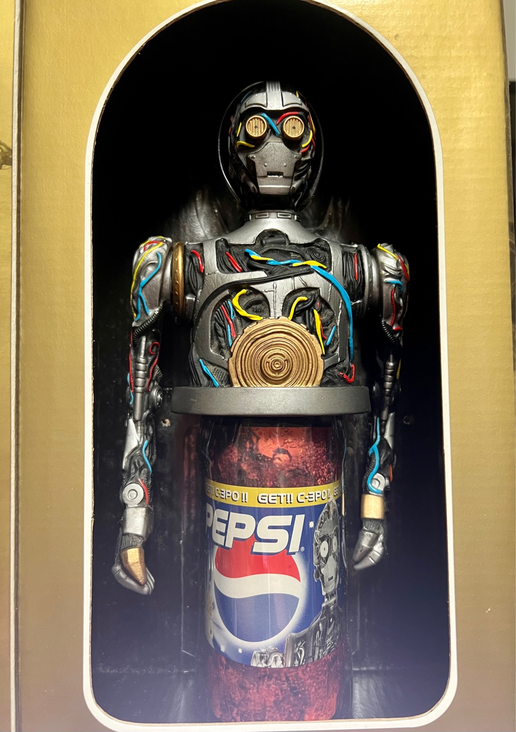 펩시 C-3PO 사운드 캡 부동 스타 워즈
