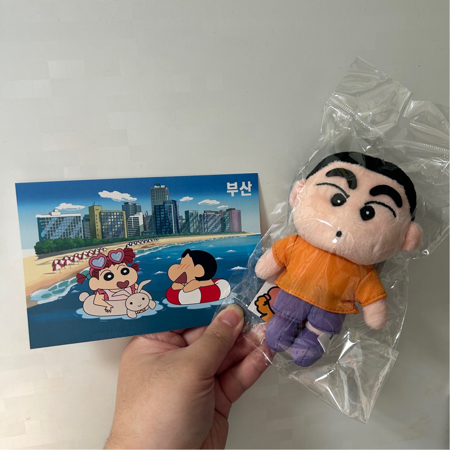 🧡짱구 시네마 퍼레이드 엽서와 만화판 인형💜